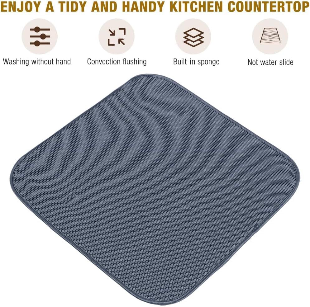 Tapete Escurridor Silicona Plegable