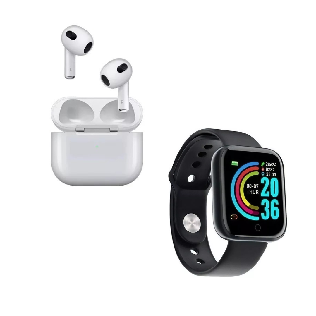 Combo audifonos Pro6s y Reloj Y68